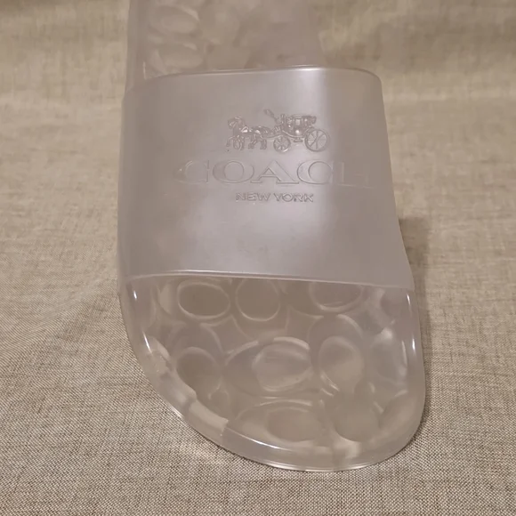 Coach Transparent Slide Sandals - Picture 6 of 6